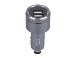 Cargador de celular con 2 puertos USB y rompecristales (sin marca)