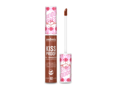 Kiss Proof Good Vibes Bybru Espiritual Lápiz Labial Líquido 16 8Ml ANDREIA
