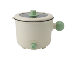 Sartén Eléctrica Multifuncional Antiadherente Portátil De 1,8 L Y 450 W Con Enchufe Europeo De 220 V Para Cocina/dormitorio.