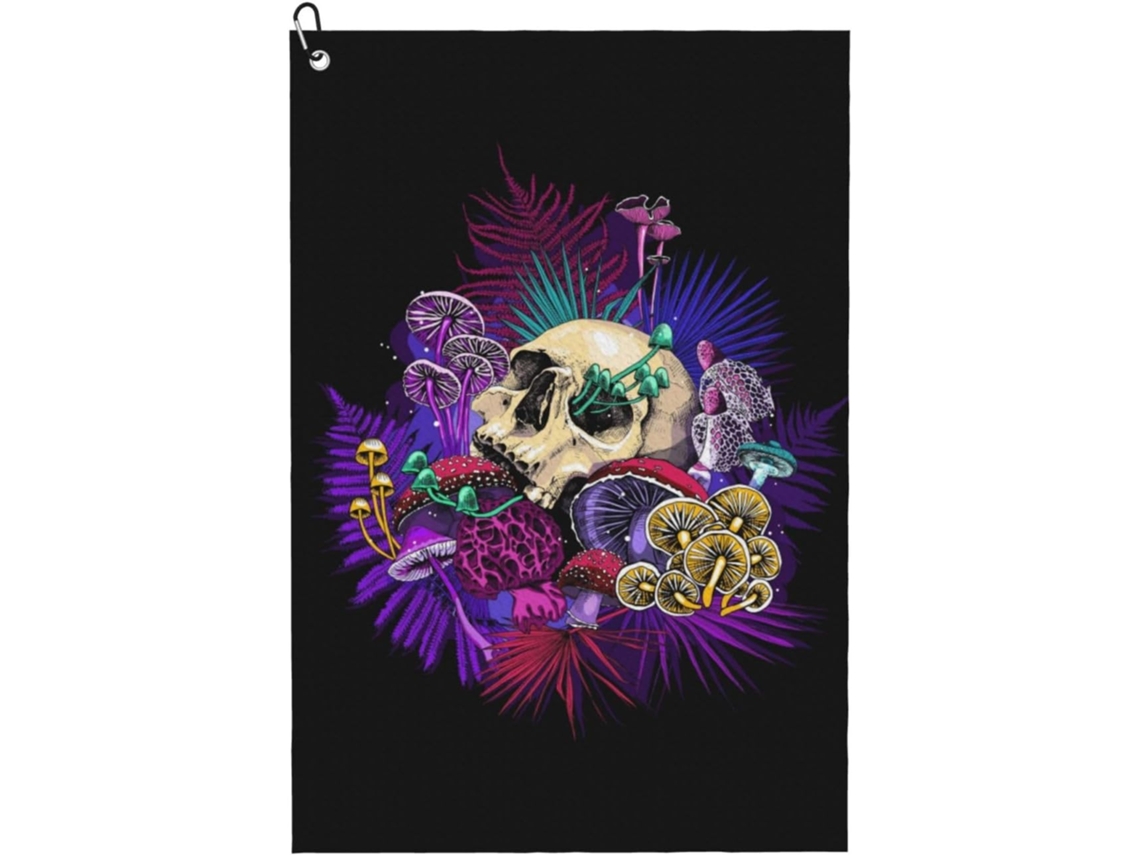 Bolsa para tees de golf con estampado de abeja negra, fácil de transportar y práctica, sin marca.