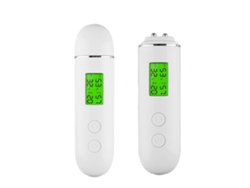 Analizador digital de contenido de aceite de piel de precisión Monitor de piel LCD Probador de humedad Regalo para mujeres Blanco YEMAESRE