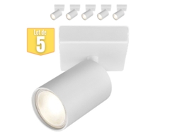 Conjunto de 5 manchas blancas beta-t1 alu gu10 35W