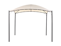 Pérgula De Jardim Vomero Metal 305 Cm 305 Cm Creme