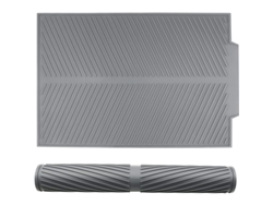 Alfombrilla Antideslizante De Silicona Para Escurrir Platos, Universal Para Uso En La Cocina, 43 X 33 Cm.