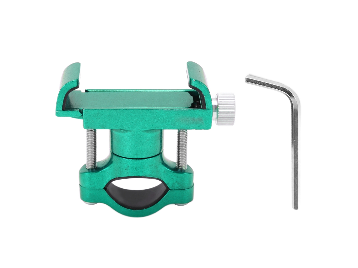 Vlrla-soporte Para Teléfono De Bicicleta De Aleación De Aluminio Resistente Con Llave Allen Para Bicicletas Motocicletas Patinetes Verde