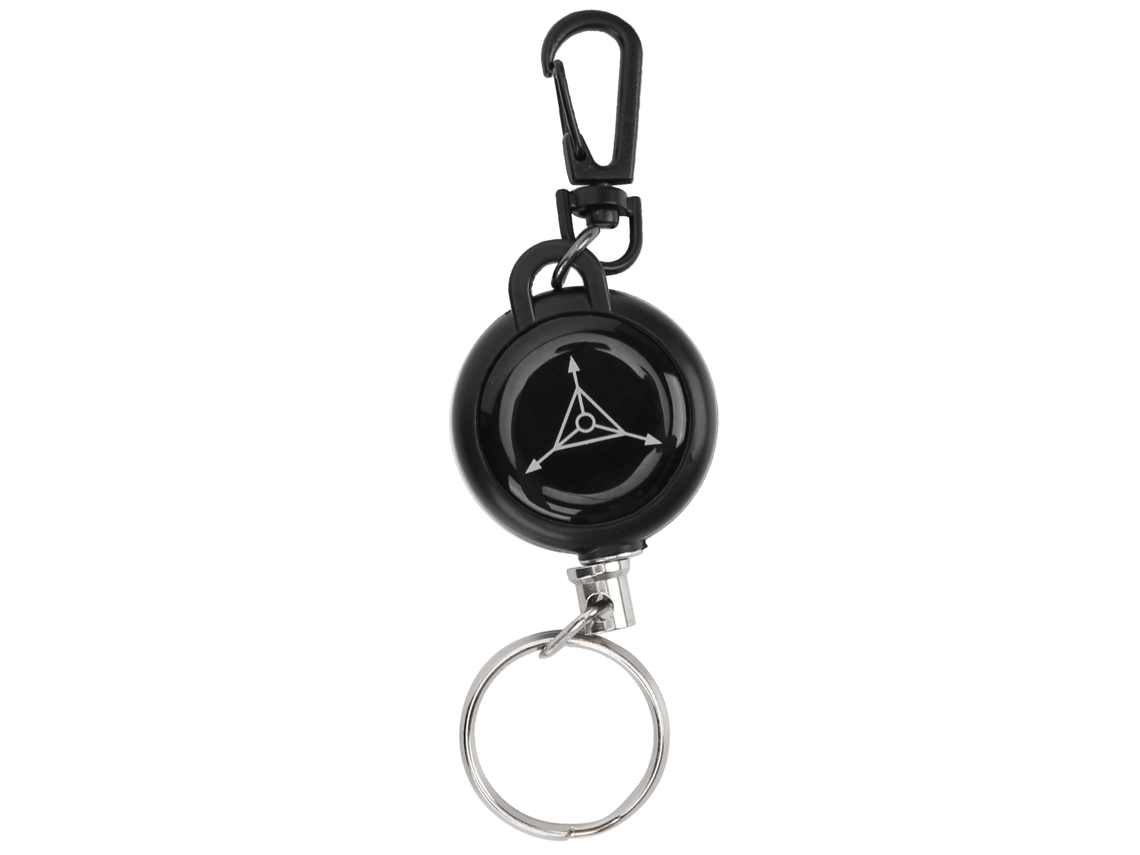 Accesorio Retráctil De Acero Para Pesca Con Mosca, Con Clip De Seguridad.