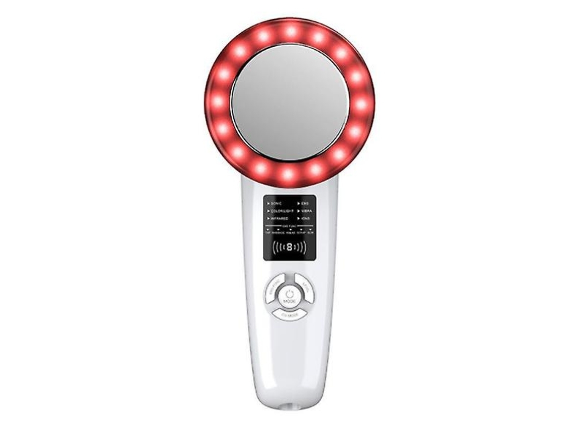 Masajeador facial 6 en 1 Dispositivo de limpieza profunda Lifting Antienvejecimiento Antiarrugas Piel Blanca Yemaesre