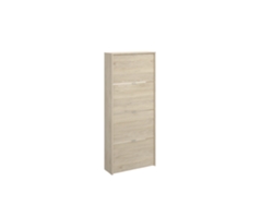 Zapatero con 4 Puertas Jazz Natural MIRAKEMUEBLE 149x61x25cm