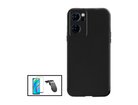 Kit De Película De Vidrio Templado De Cubierta Completa 5D Soporte Magnético De Silicona Líquida L Coche De Conducción Segura Para OnePlus Nord CE ...