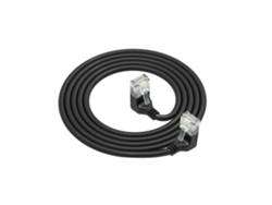 Cable de red DD5902 negro de 2 m Cat6a U/UTP Act (UTP)