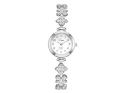 Reloj De Pulsera Ccq Para Mujer Con Centro De Corazón Hueco Y Cadena De Diamantes De Imitación En Capas (azul)