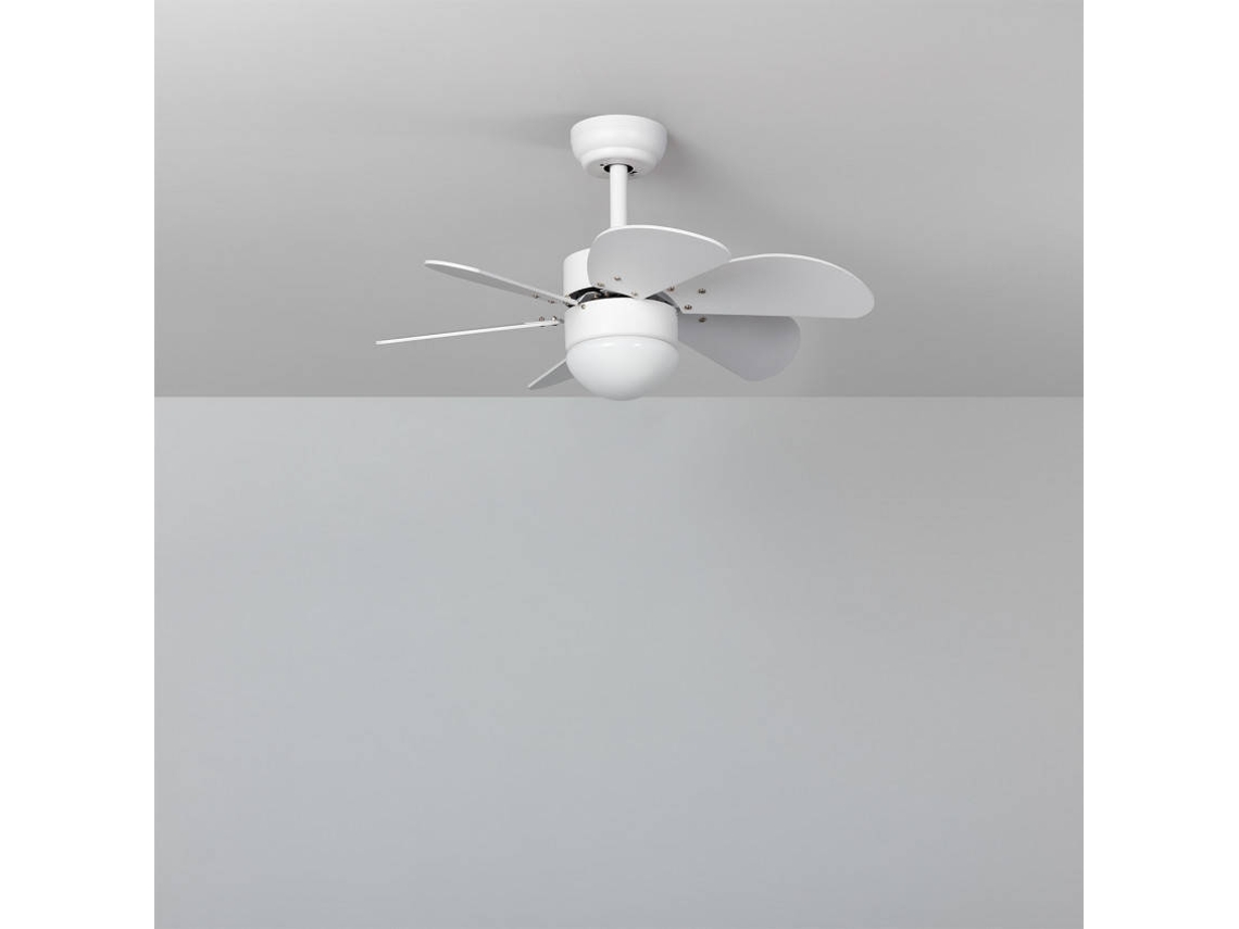 Ventilador de Techo LEDKIA TechBrey LED Orion (15 W - Blanco - 810 mm)
