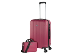 Juego De Maletas Rígidas Abs ITACA Havel fresa (42X63x24 Cm)
