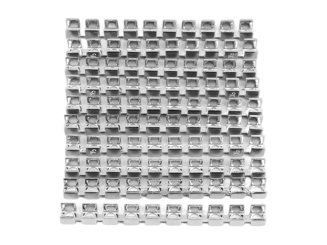 Omni-10pcs Barras Terminales Con 100 Tornillos Bloque De Terminales De Conexión Central Fbi10‑8 Para Uk6n
