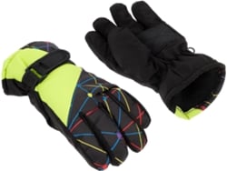 Luvas De Esqui Para Meninos E Meninas, Luvas De Montanhismo Isoladas, Impermeáveis E Respiráveis Com Alça De Pulso.