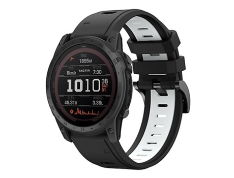 Correa Smartwatch Para Garmin Tactix 7 / 7Pro 26Mm Negro-Blanco VENISYMLIS