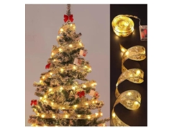 Tira De Luces Led Cinta Con Luz 10M Metros 100 Led Decoración De Salon Árbol De Navidad Fiestas Cadena De Luz. COSHANO