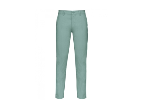 Pantalones KARIBAN Chinos Verde (52)