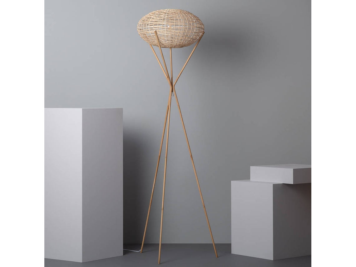 Lámpara de Pie LEDKIA Ronax (Natural - E27 - 60 W)