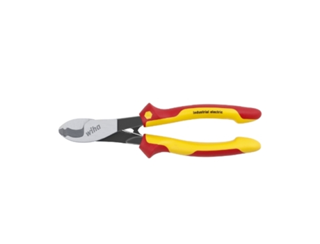 WIHA Alicates para corte de cables Industrial electric con resorte de apertura conectable y desconectable (43663)