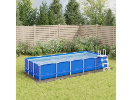 Tapiz de suelo piscina geotextil poliéster gris claro 550x280cm VIDAXL