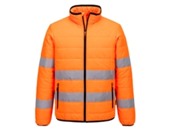 Chaqueta Alta Visibilidad Baffle Acolchada | Invierno Térmica Naranja/negro / 5xl