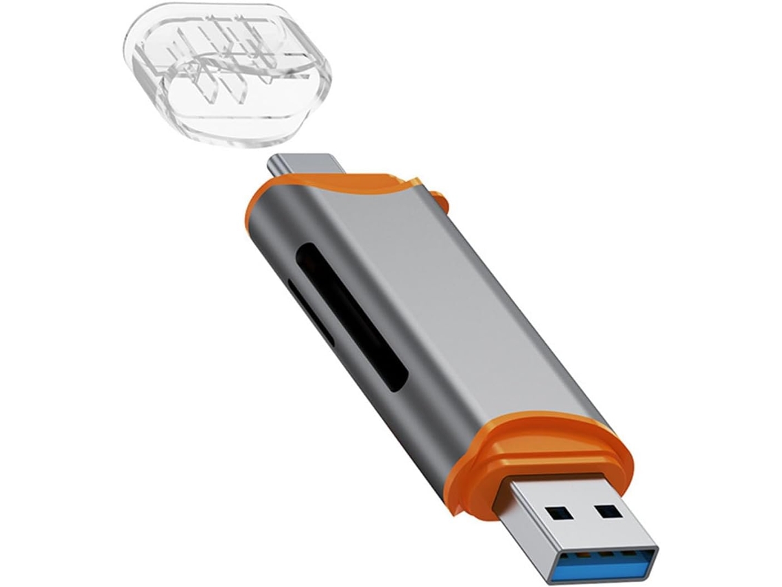 Lector De Tarjetas De Memoria Compacto Con Puertos Usb Y Plug And Play.