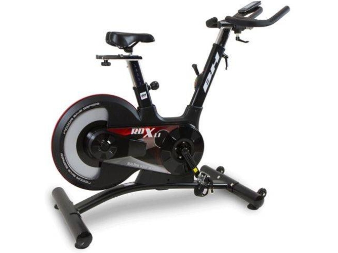 Bh Fitness Bicicleta de ciclismo indoor rdx1.1 h9179 volante trasero y freno a inercia 20 kg. uso intensivo. manillar 1.1 soporte para smartphonetablet. spinning negro 130x32x142.5cm 2 130