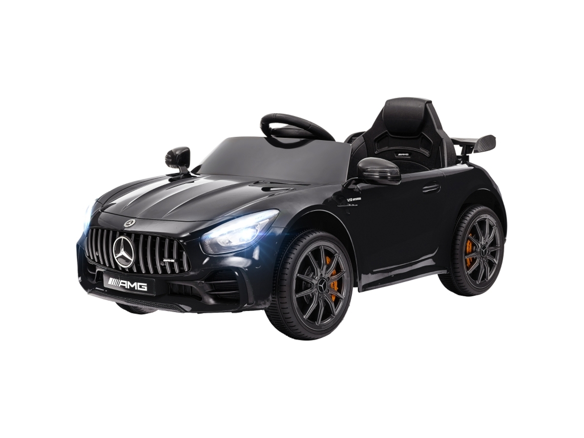 Coche Eléctrico Mercedes, 3-5 Km/h, Mando A Distancia, Luces, Música, Negro.