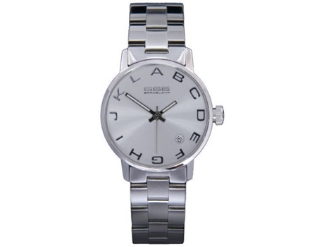 Reloj 666 BARCELONA Mujer (Acero Inoxidable - Plateado)