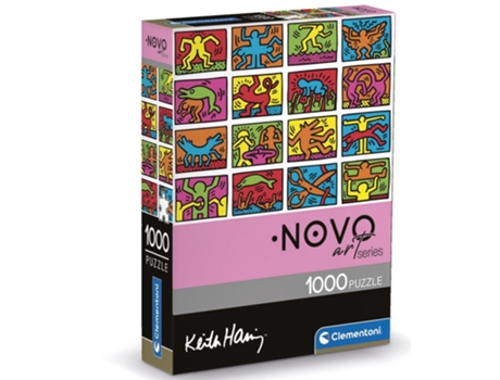 Puzzle 1000 Piezas Novo Art Keith Haring CLEMENTONI