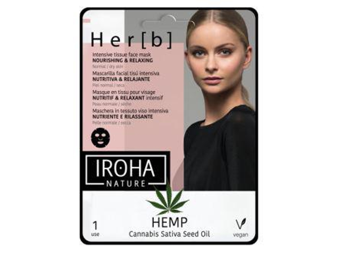 Mascarilla Facial IROHA NATURE Hoja (1 Unidade)