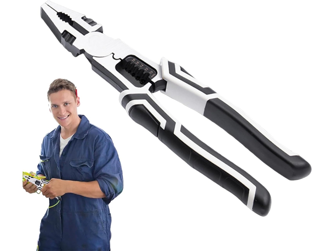 Pelacables Multifuncionales, Alicates Combinados - Para Cables Planos De Acero De 23 Cm