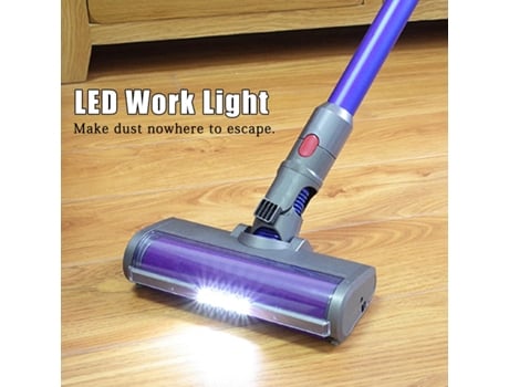 Con luz Led, cepillo de rodillo esponjoso, varilla de extensión extendida, repuesto de aspiradora para aspiradora Dyson V7 V8 V10