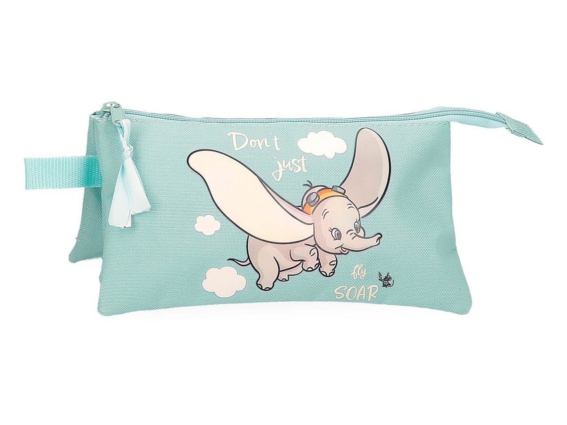 Disney Estuche Escolar Dumbo Fly Poliéster Azul Claro