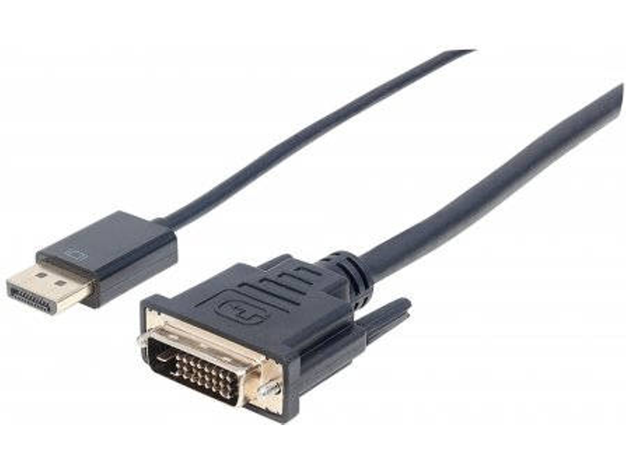 Cable Adaptador MANHATTAN DisplayPort para DVI-D Negro