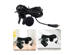 Mini micrófono para coche con conector de 3,5 mm, micrófono estéreo externo, 3 metros de largo. Mdug