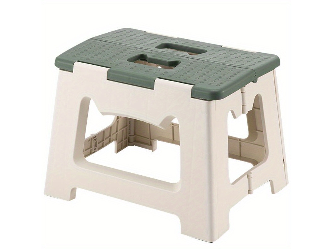 Taburete Plegable Niño Antideslizante Verde