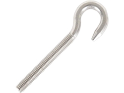 Tornillo de anillo de acero inoxidable duradero para aplicaciones industriales, acabado pulido que garantiza una superficie de rosca lisa y resistencia a la corrosión, P