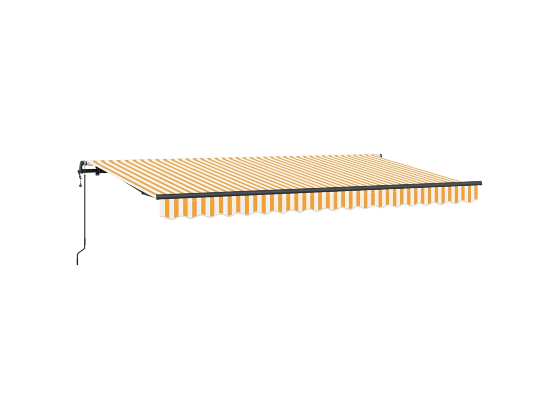 Maison Exclusive - Toldo Retráctil Amarillo 350 X 200 Cm Tela