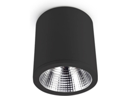 Plafon LEDS C4 Exit 25.9W Blanco Neutro - 4000K CRI 80 Negro IP23 2284Lm