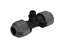 GARDENA 2786-20 Conector de manguera en T de 25 mm 1/2 Negro