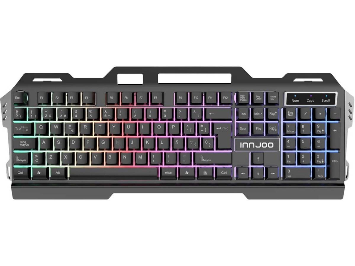 Teclado Gaming INNJOO Gaming Set-BLK-PT (Portugués - Negro)