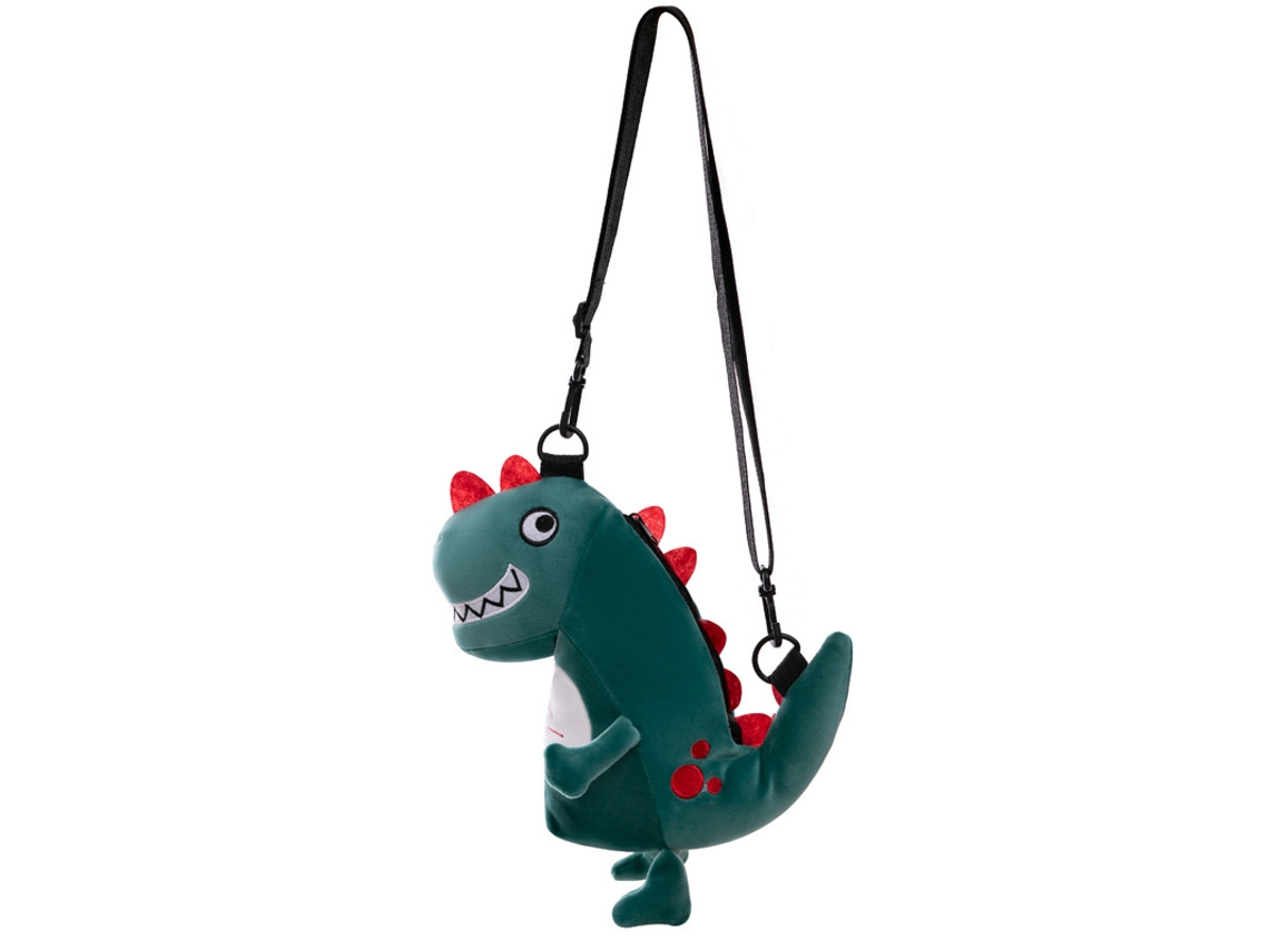 Mochila de peluche de dinosaurio para niños, diseño de dinosaurio de dibujos animados