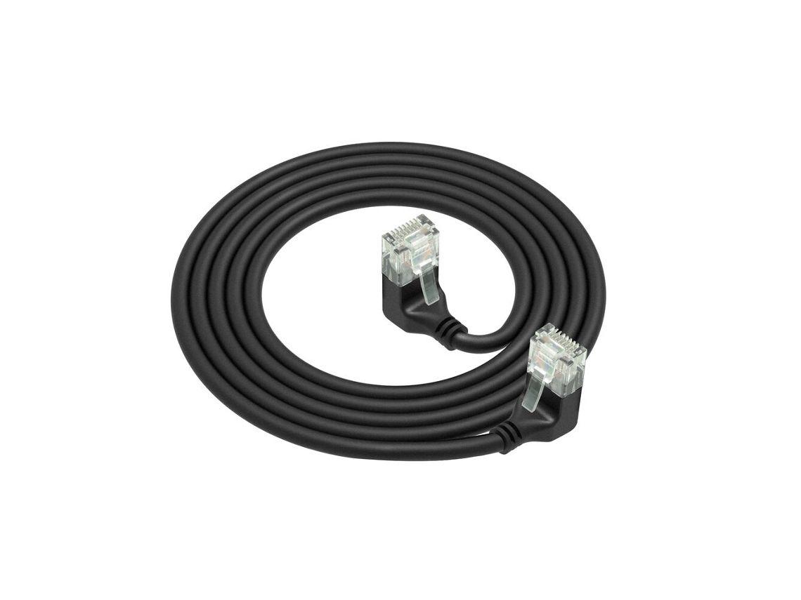 Cable de red DD5902 negro de 2 m Cat6a U/UTP Act (UTP)