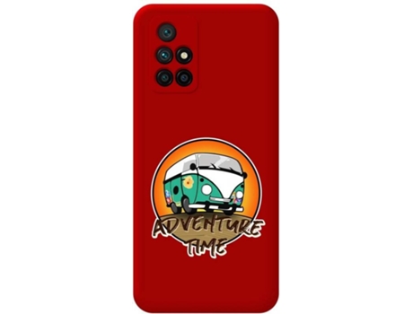 Carcasa Xiaomi Redmi 10 TUMUNDOSMARTPHONE Adventure Time Rojo