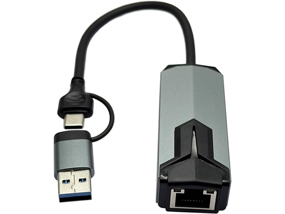 Adaptador De Internet Por Cable De Alta Velocidad Usb-c A Rj45 De 5 Gbps Para Construcción.