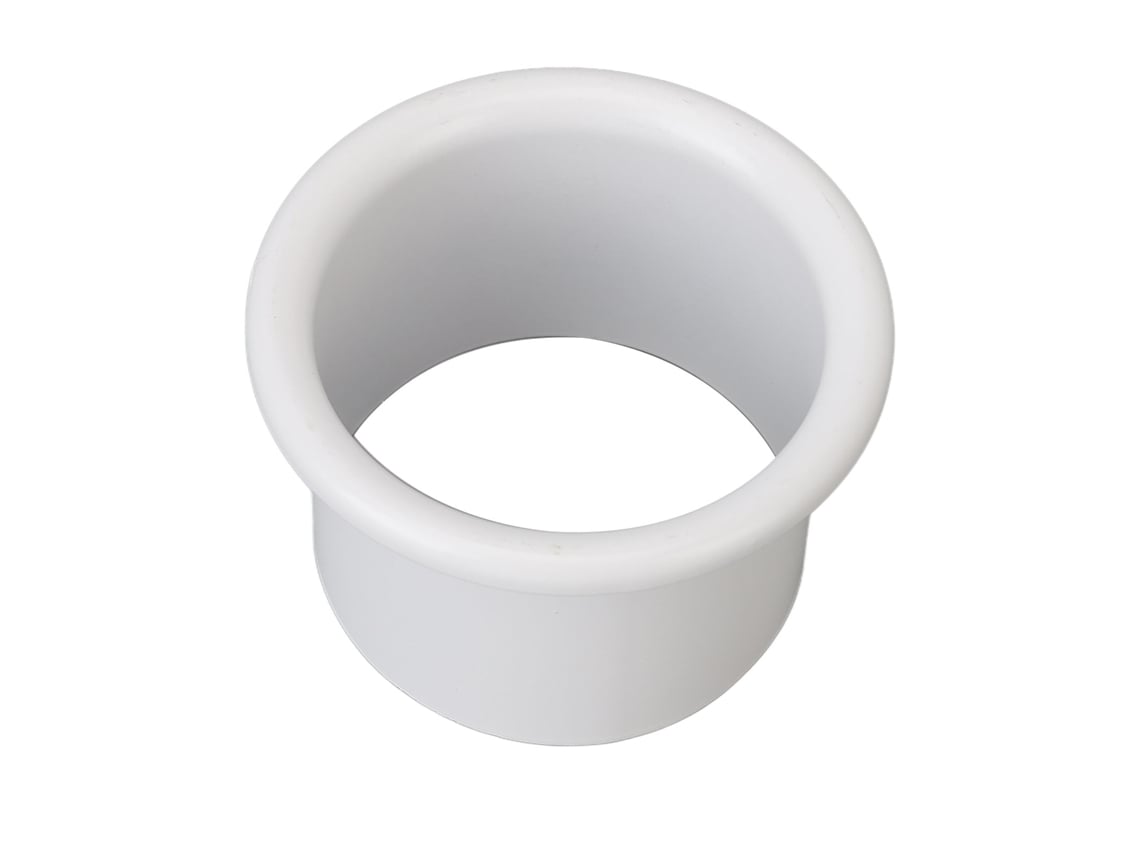 Porta Secador De Pelo Insertable De Acero Inoxidable Para Baño Hogar O Salón De Belleza, Blanco