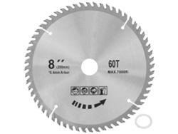 8 Hojas De Sierra Circular De 60 Dientes Y 200 Mm Para Madera, De Carburo De Cemento, Para Un Corte Suave Y Duradero.
