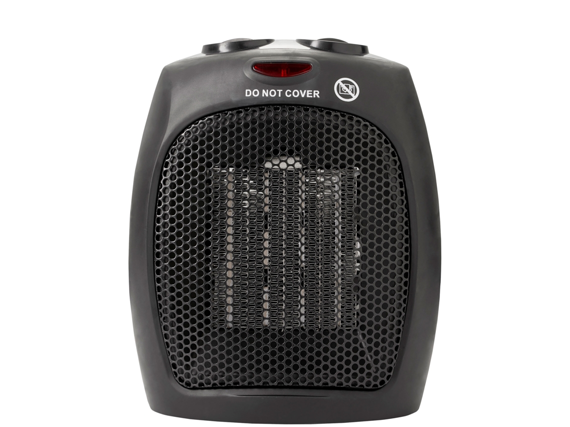 Calefactor Cerámico Portátil PTC, BRIEBE HT1128, Termostato Regulable, 2 Niveles Potencia